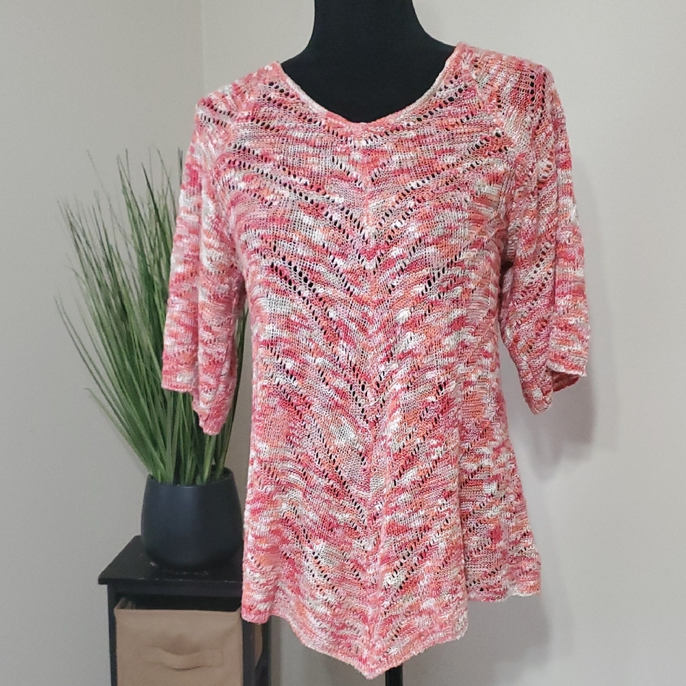 Falls Creek Multicolor Knit Blouse